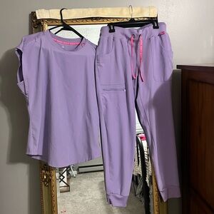 Med Couture Amp Scrub Set Small Petite New